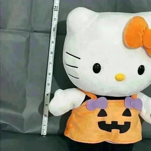 Hello Kitty Halloween Side Stepper Orange Pumpkin new - Picture 5 of 8